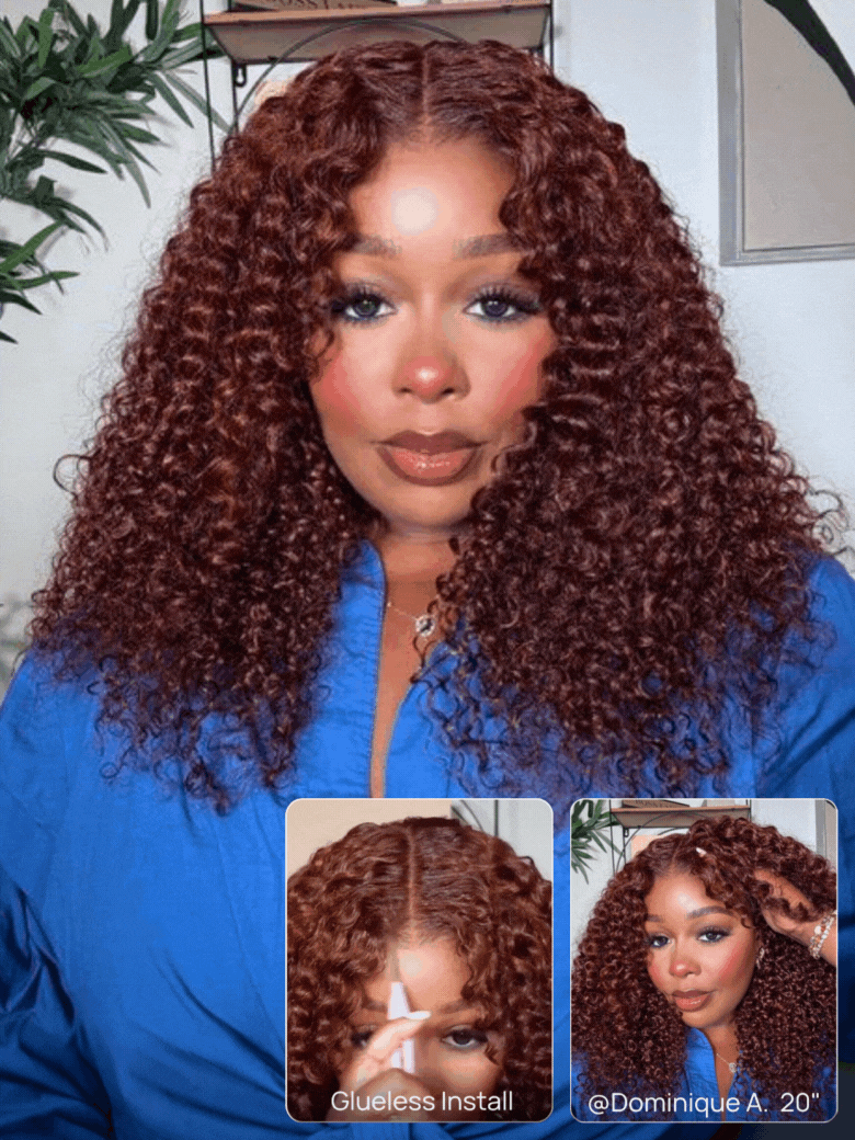 Nadula Bye Bye Knots Wig 2.0™ 7x5 Invisible Knots Reddish3