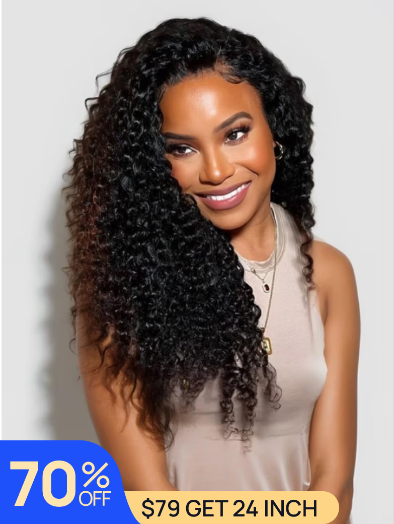 Nadula Flash Sale Kinky Culy Wigs 4x0.75 T Part Lace And 13x4 Pre everything Lace Frontal Wigs Put On And Go