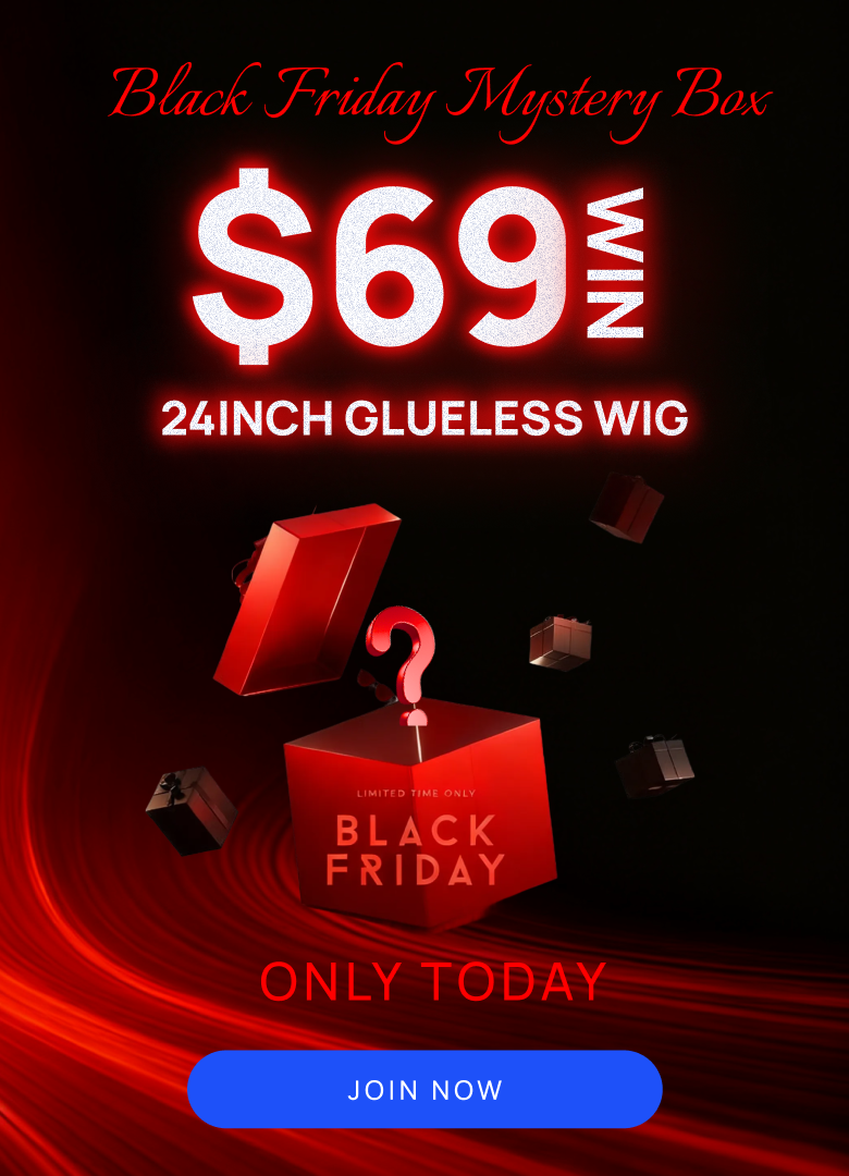 Nadula $69 Mystery Box Win 24 Inch Bye-Bye knots Wig Value $180-$350 Limited Stock