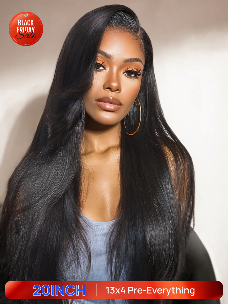 BOGO Free | Nadula 20Inch 13x4 Side Part Wig with Face-Framing Bangs with Drawstring