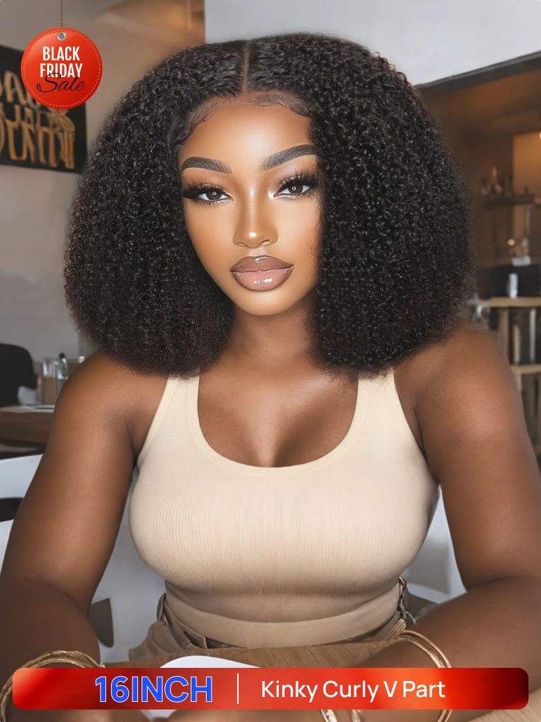 BOGO Free | Nadula Flash Sale Afro Kinky Curly V Part Coily Wigs No Leave Out Beginner Friendly Black Friday