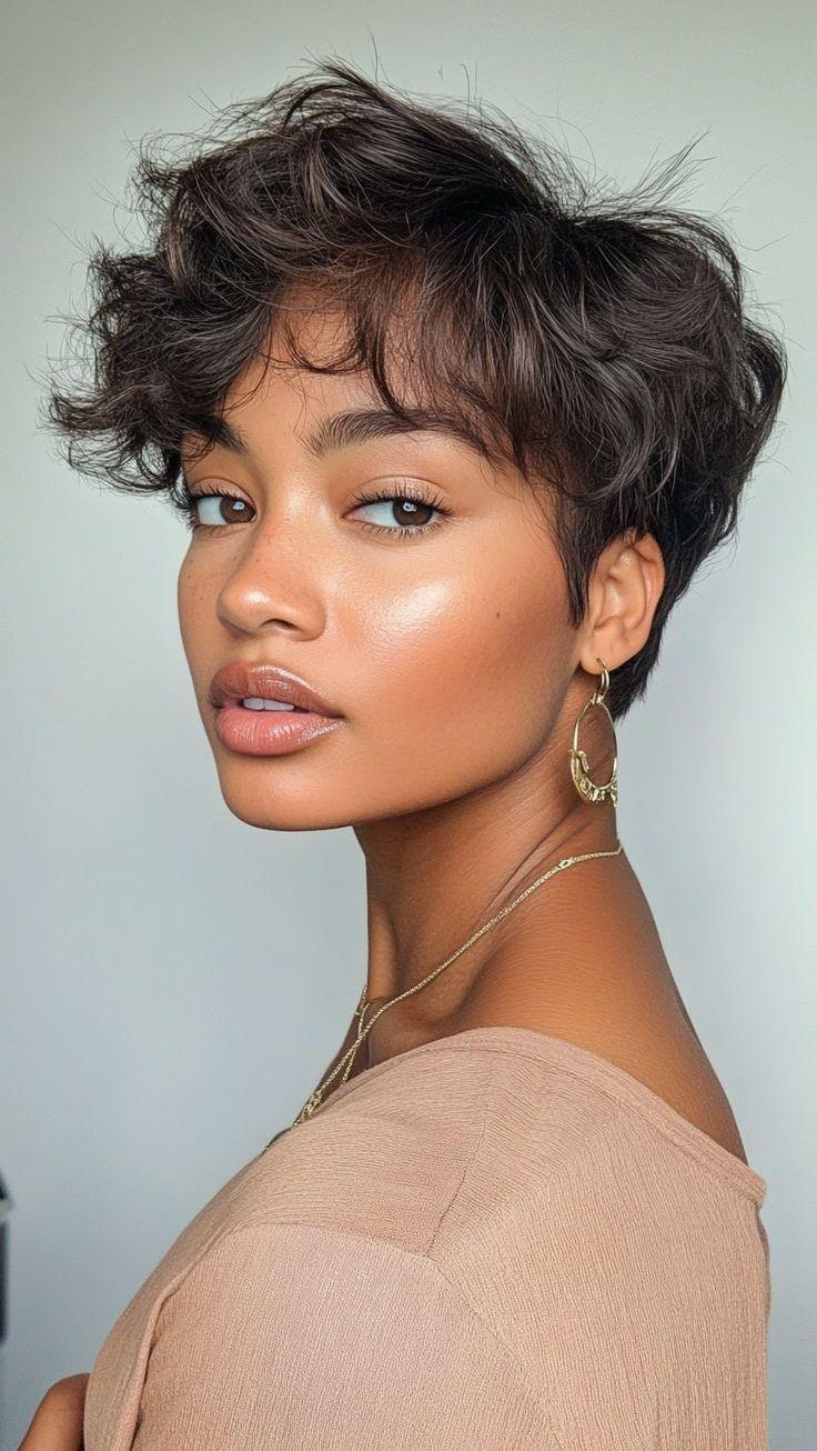 Sleek Tinkerbell Pixie Cut