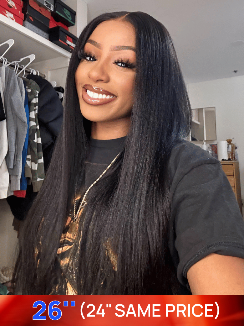 Nadula Flash Sale Yaki Straight 7x5 Bye Bye Knots Wig