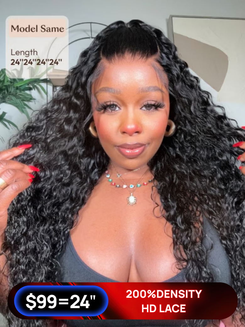 Nadula 5x5 BlendyAway™ HD Lace Wigs And V Part Deep Curly Human Hair Wigs Beginner Friendly