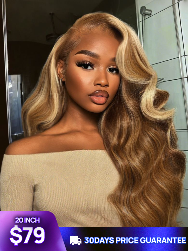 Nadula Flash Sale 13x4 Pre everyting Invisible Lace Body Wave Hair Put On And Go Glueless Human Hair Wigs