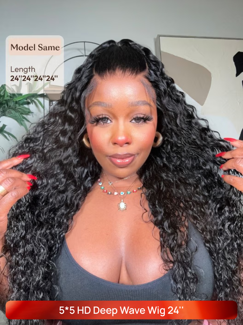 Nadula Flash Sale 5x5 BlendyAway™ Deep Wave HD Lace Wigs