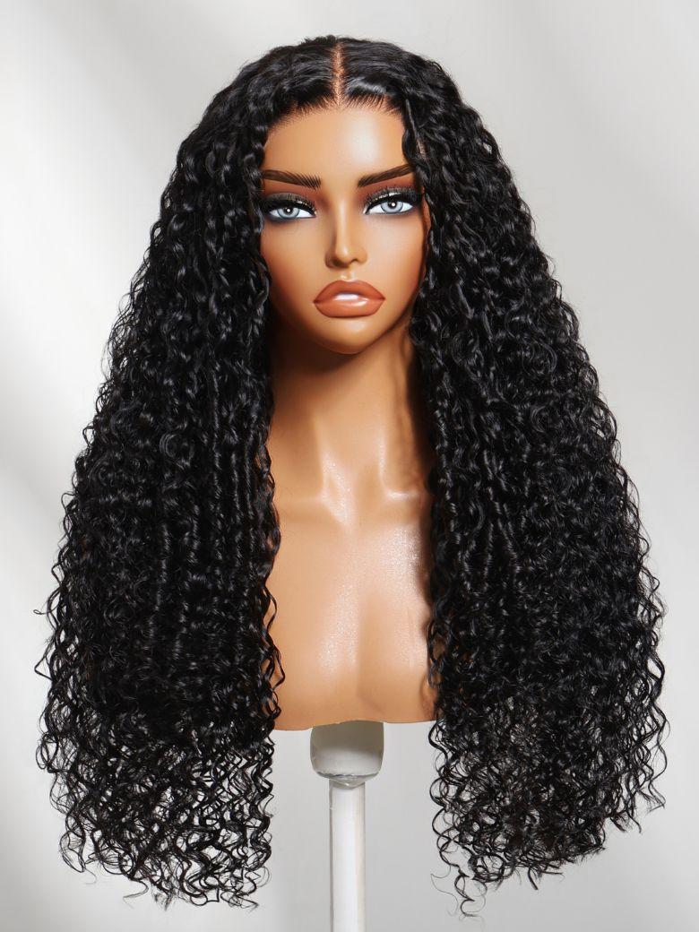 Nadula 7x5 Invisible Knots 4D Mixed Texture Curls Twist × Finger Coils × Burmese Curl × Tight Water Wave Glueless Human Hair Wig