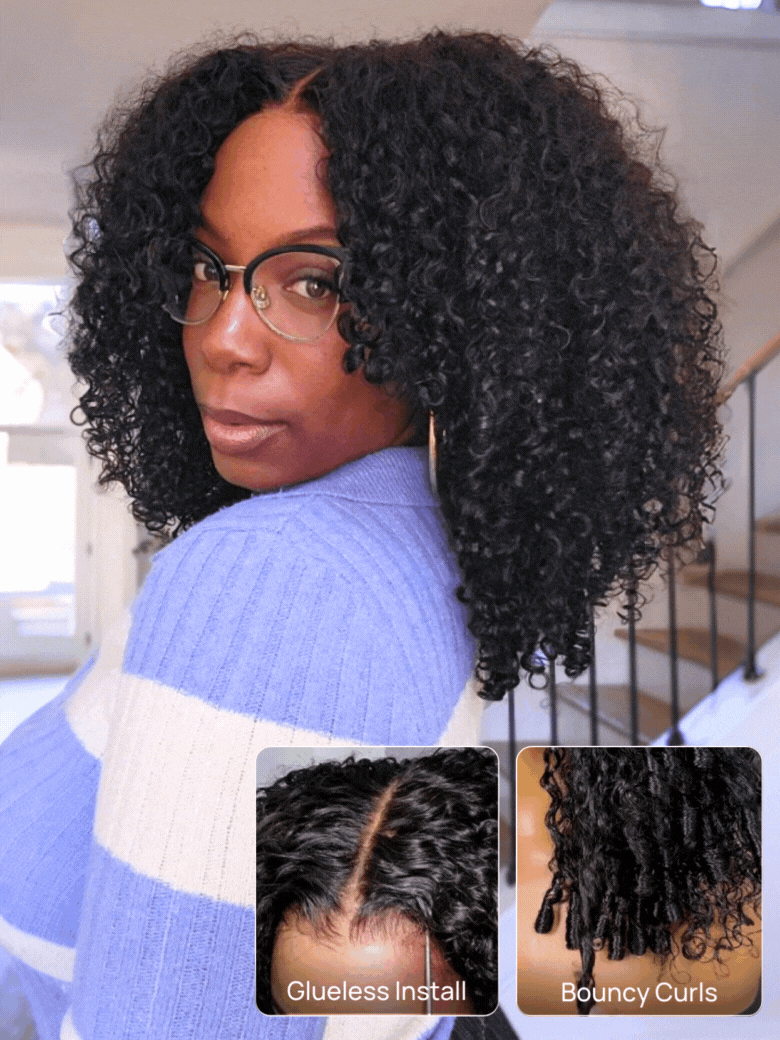 Nadula 7x5 Bye Bye Knots Kinky Curly Wig with Curly