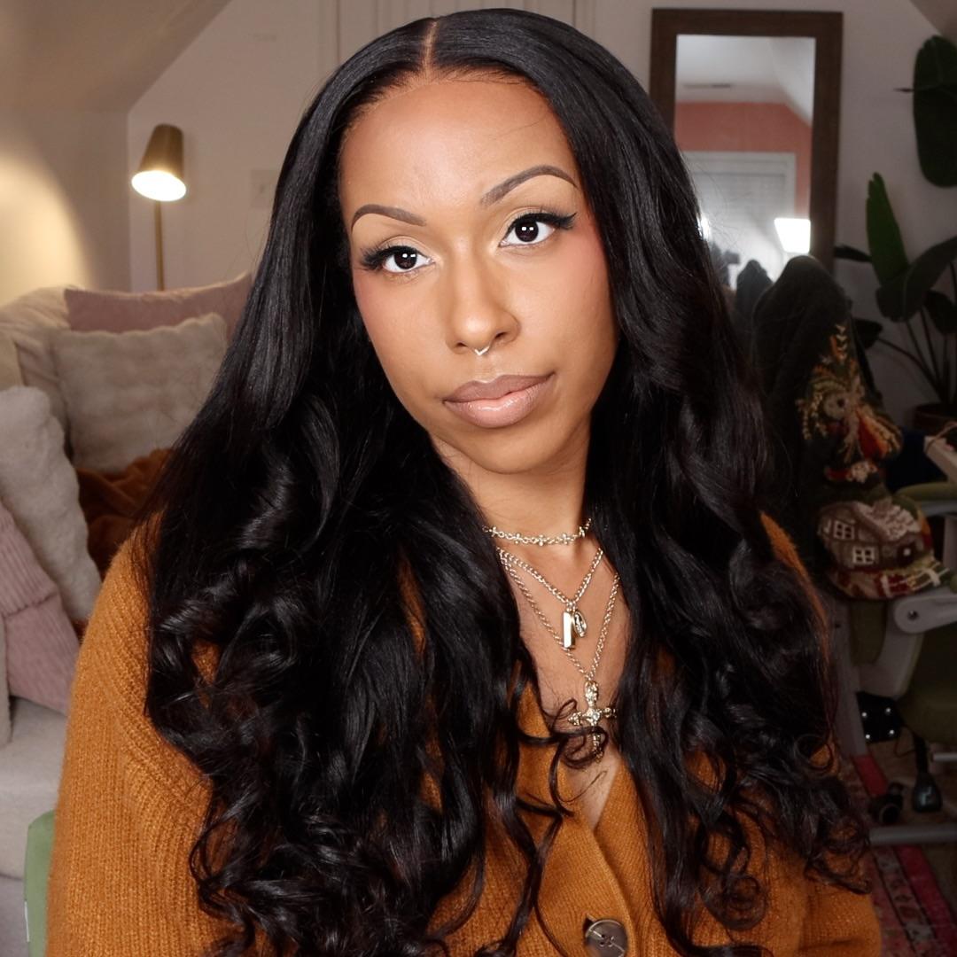 Glueless Yaki Straight Wig