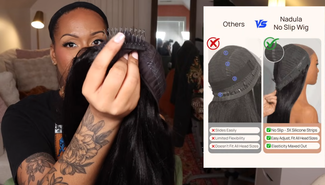 nadula no slip glueless wig