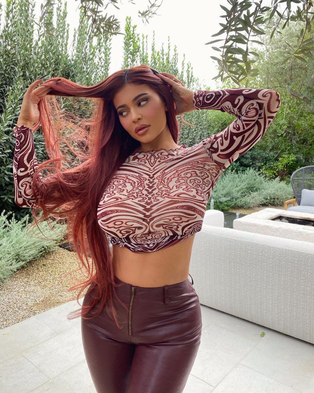Kylie Jenner red hair