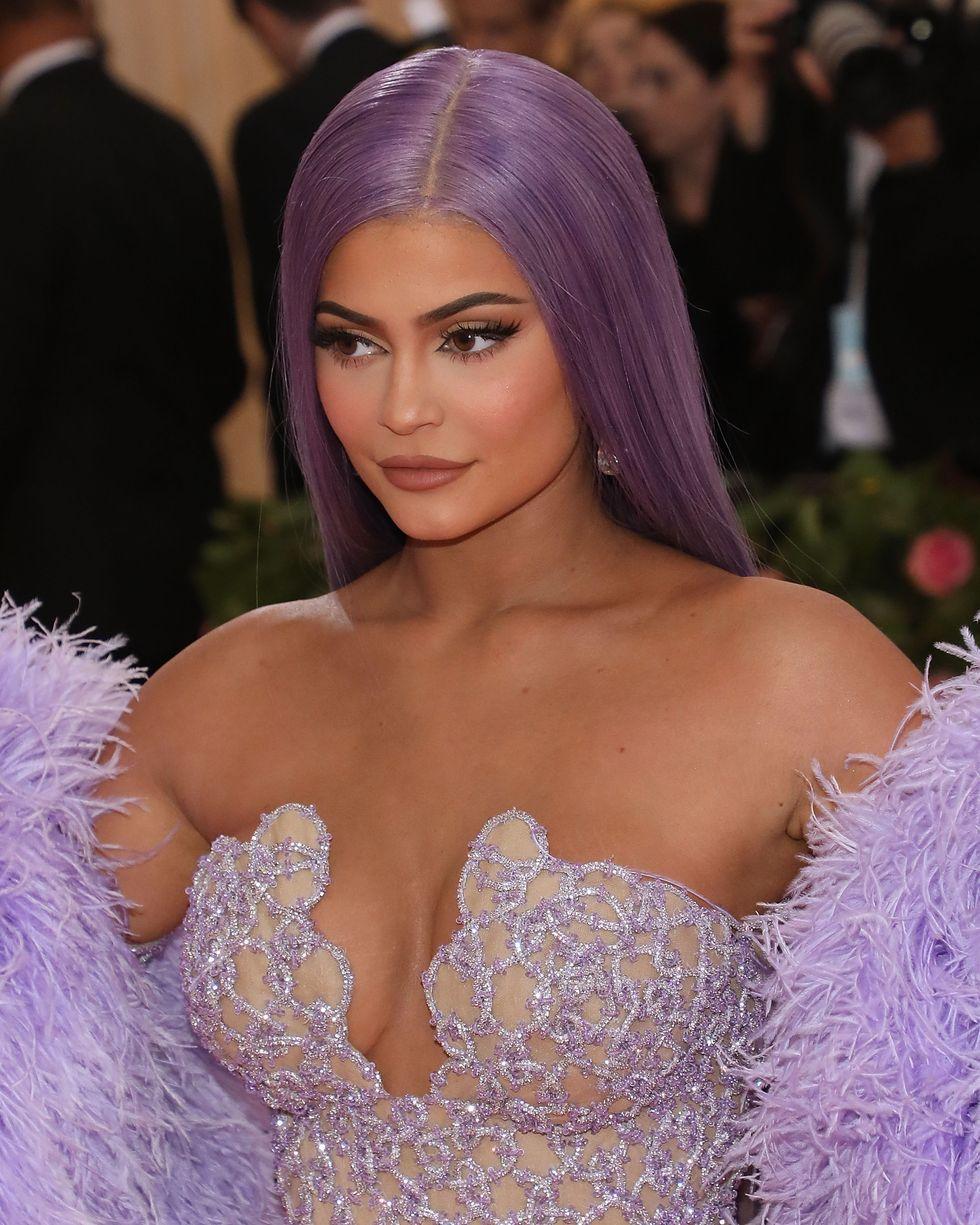 Kylie Jenner purple hair