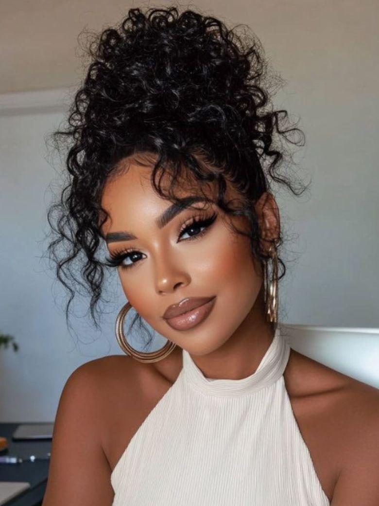 Nadula Water Wave Full Scalp Lace Wigs 100% Handmade Invisible Full Lace Wig 180% Density