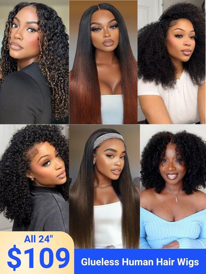 24 Inch=$109 | Nadula Flash Sale Hot Selling Wigs For Brand Day Sale Beginner Friendly 100% Human Hair Wigs