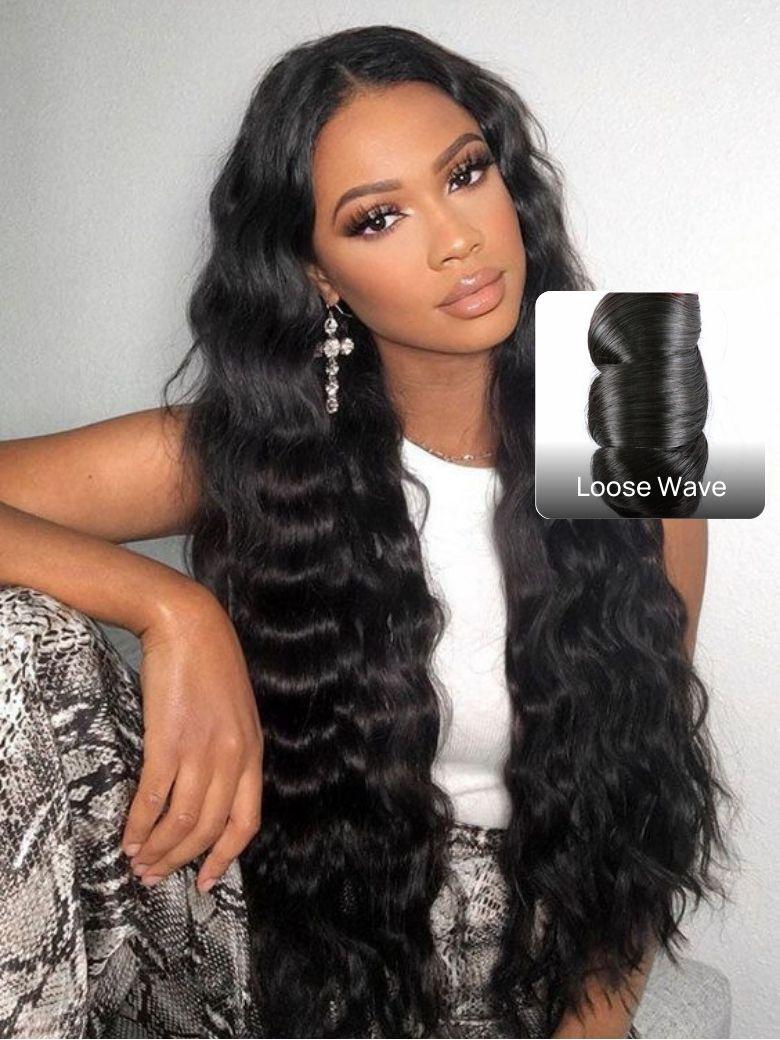 Nadula Loose Wave 4 Bundles 16in-26in Quality Brazilian Virgin Hair Weaving Free Shipping