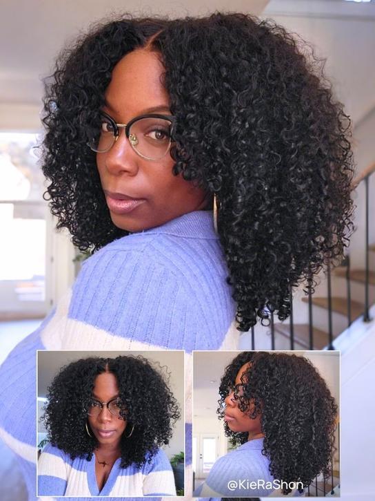kinky curly glueless wig