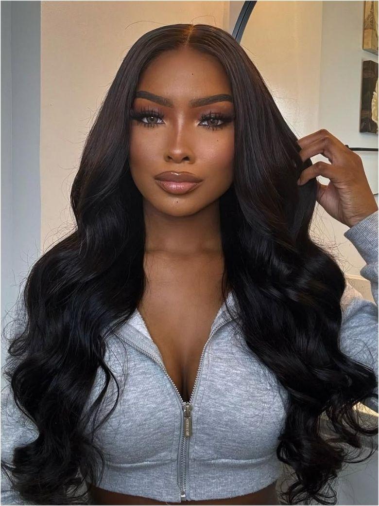 Nadula Flash Sale 3D Body Wave Put on and Go Glueless Wig 7x5 Bye Bye Knots and 13x4 Pre-everything Pre-bleached Human Hair Wig