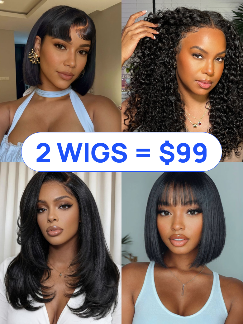 BOGO Free $99 get 2 wigs | Nadula Flash Sale 13x4 Pre everything And 7x5 Bye Bye Knots Pre-Bleached Glueless Hair Wigs