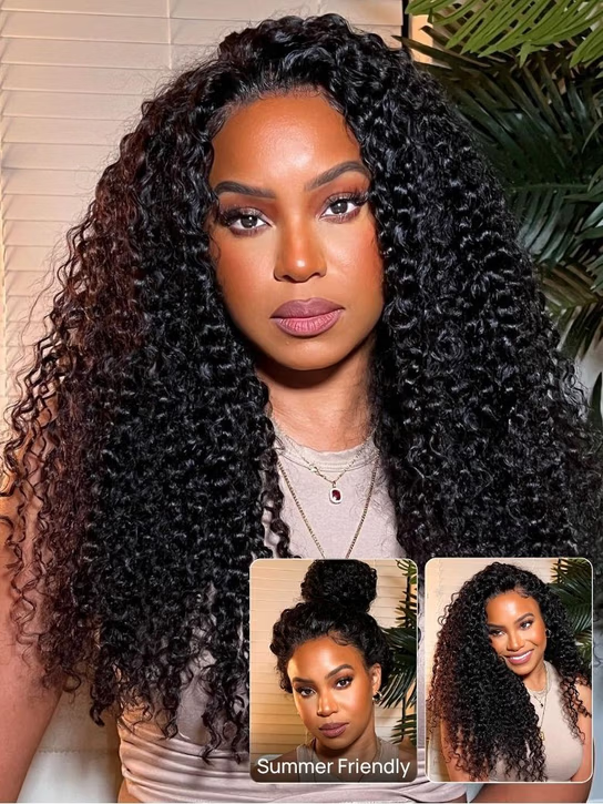 Nadula Super Flash Sale 7x5 and 13x4 Water and Curly Wear and Go Wigs