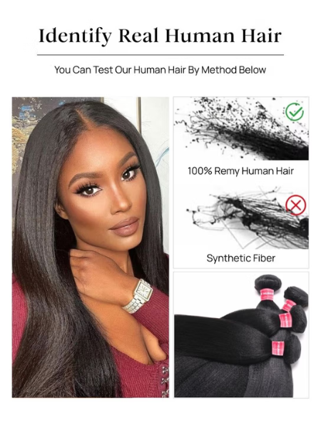 identify real human hair