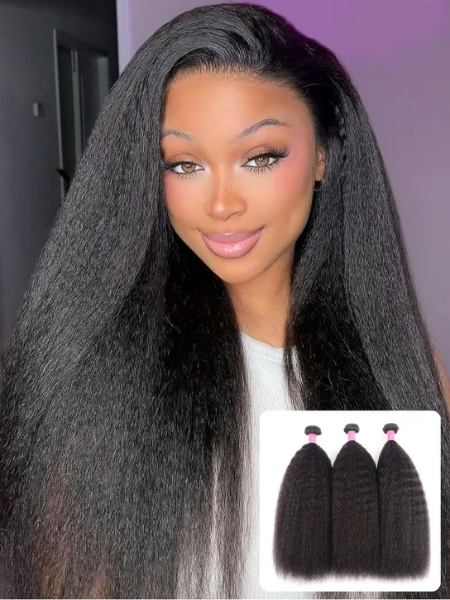 kinky straight hair