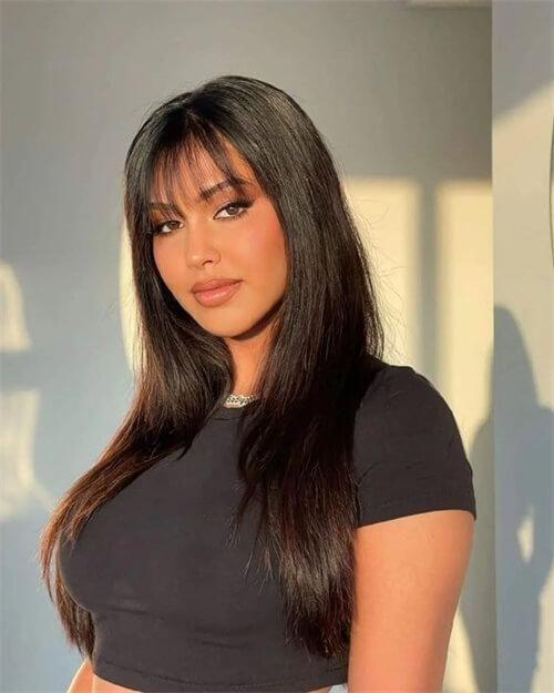 Wispy Bangs&nbsp;For Square Face