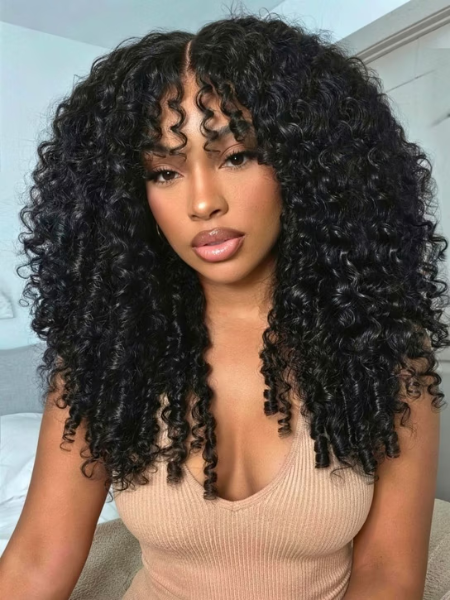 Burmese curly wig
