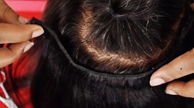 quick weave with glue