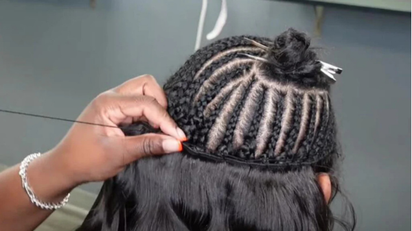 sew in weave