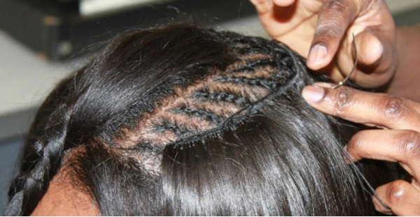 sew in hair