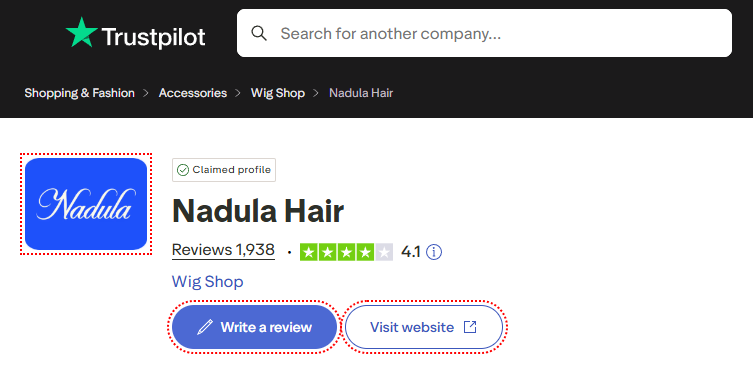 Nadula hair reviews on Trustpilot