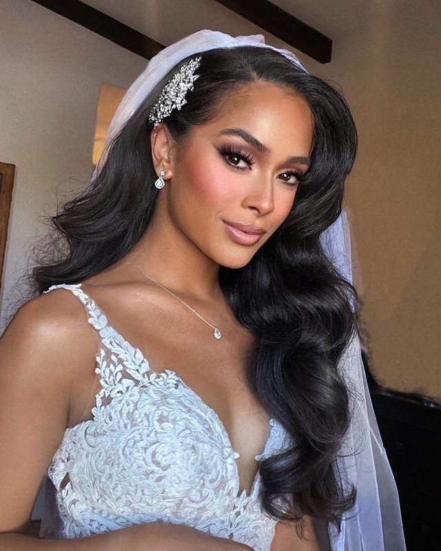 Side-Swept Curls