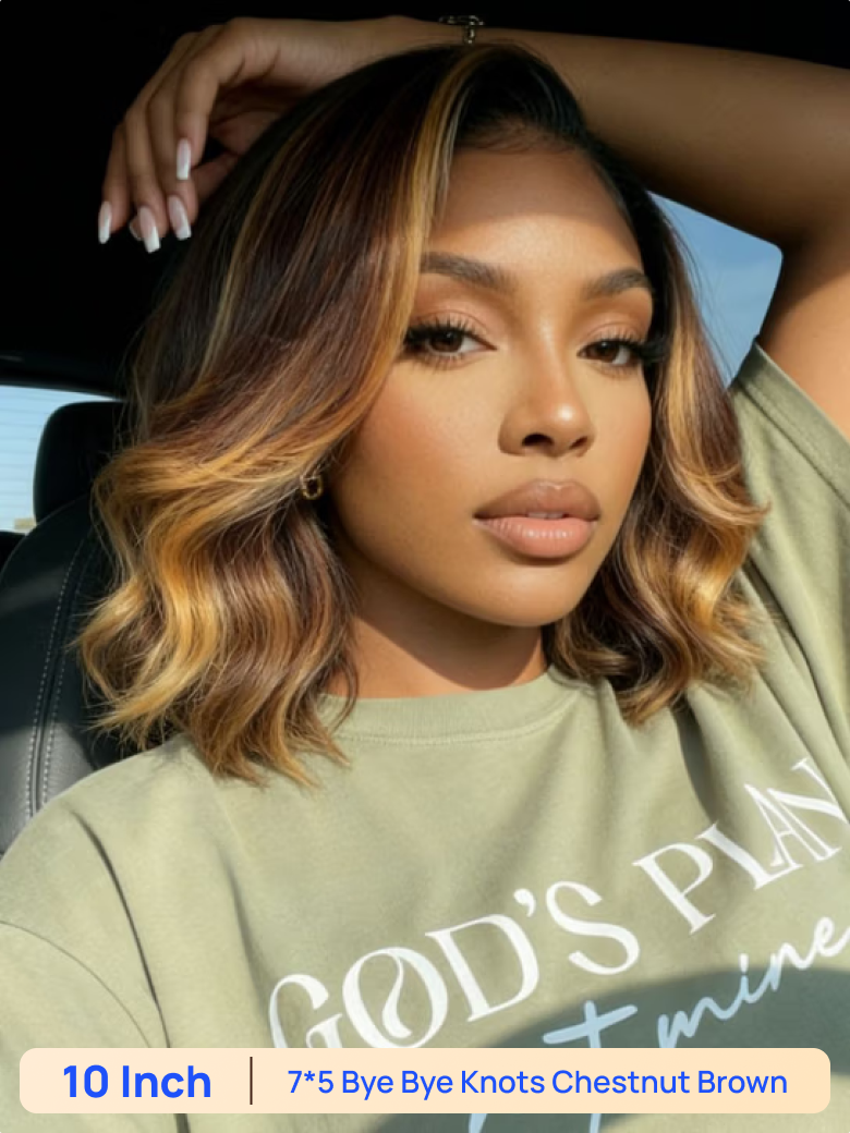 BOGO Free | Nadula 10 inch 7*5 Bye Bye Knots Chestnut Brown