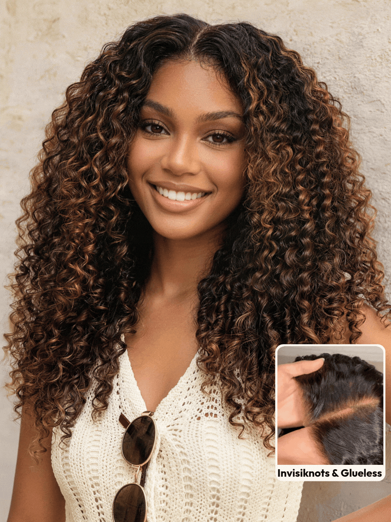 glueless curly wig