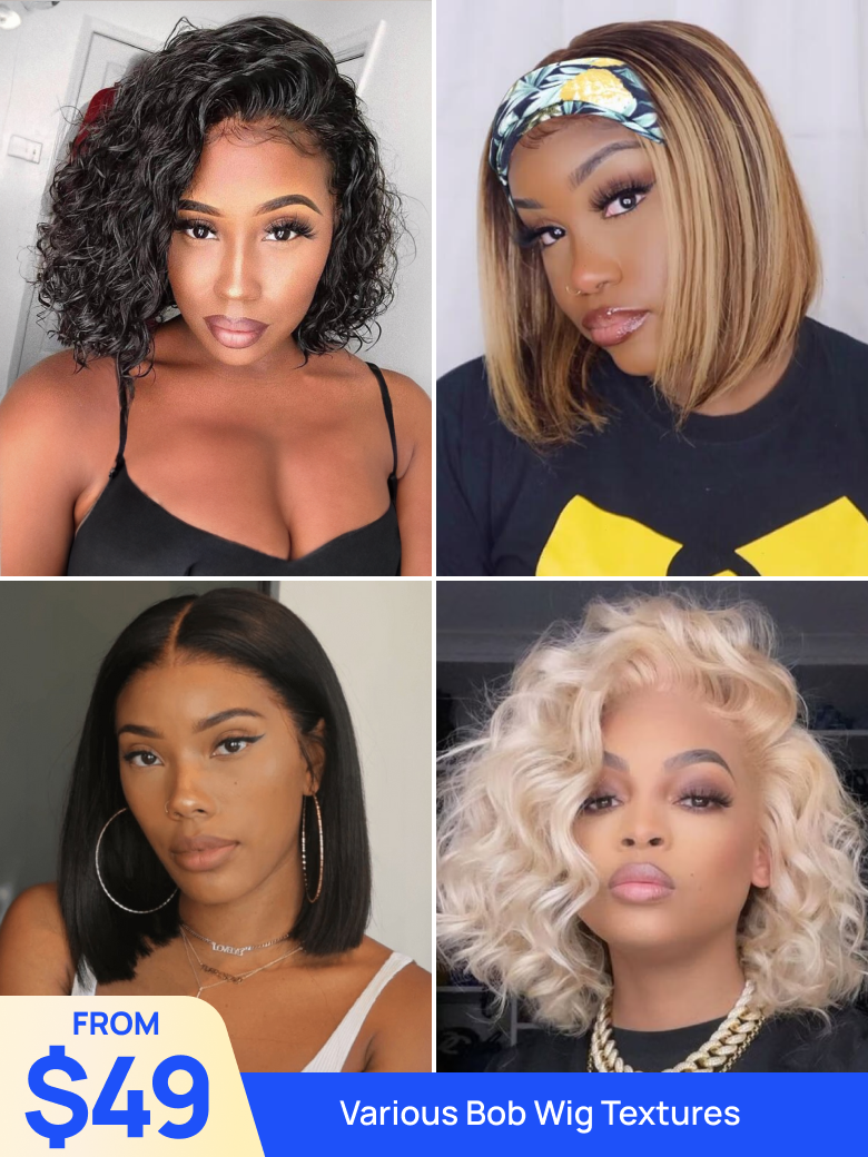 Down To $49| Nadula Flash Sale Summer Bob Wigs Beginner Friendly Collection 100% Human Hair Wigs