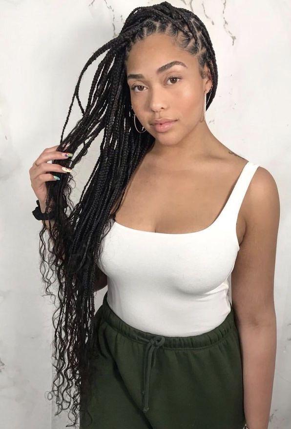 Jordyn Woods box braids