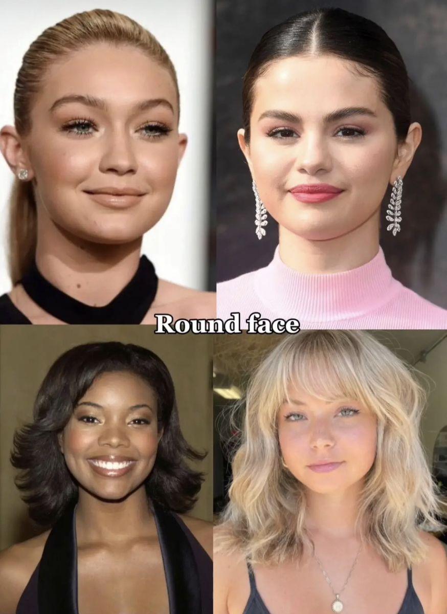 Celebrities with round faces