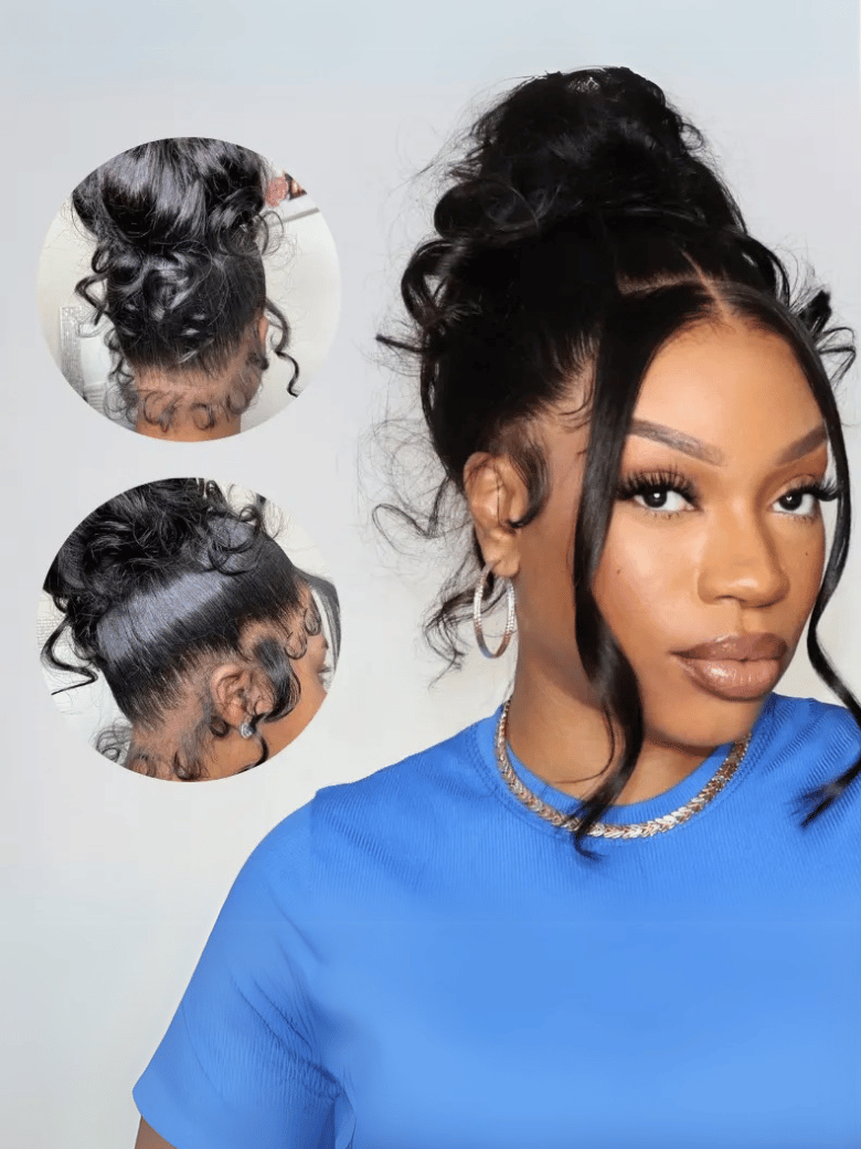 $100OFF |Nadula 360 Lace Frontal Wig with Invisi Drawstring Pre-everything Body Wave Transparent Lace Put on and Go Human Hair Wigs