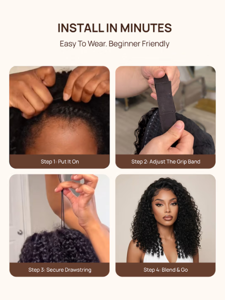 Install a Half Wig