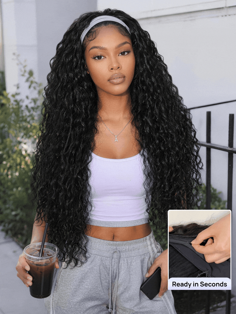 2-in-1 Switch Headband Wig