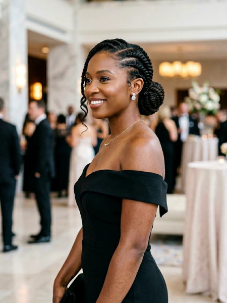 Flat Twists Up Do