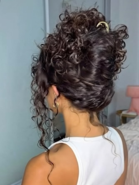 Curly French Knot