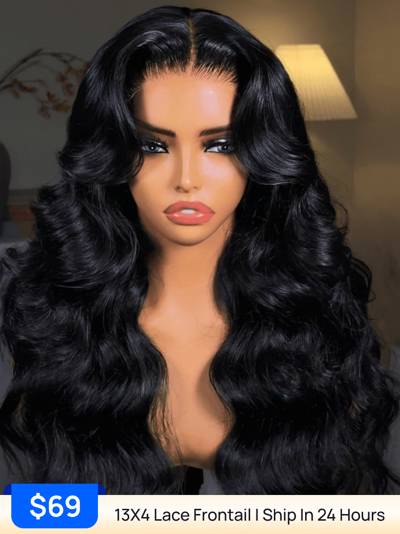 $69 | Nadula Flash Sale 13x4 Lace Frontal Body Wave Wig Beginner Friendly Put On and Go Wig For Sale