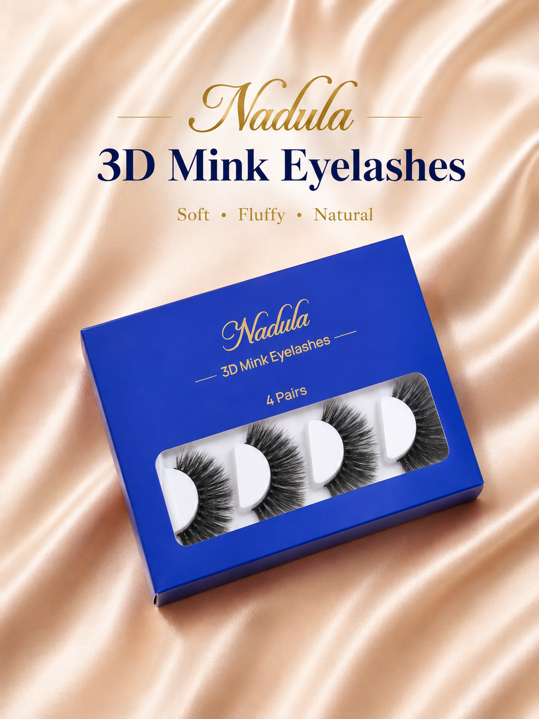 200 Points| Nadula 4 Pairs 3D Mink Eyelashes Special For Points Redeem Items Only For U.S.