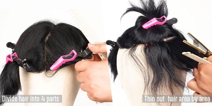 Sectioning the Wig