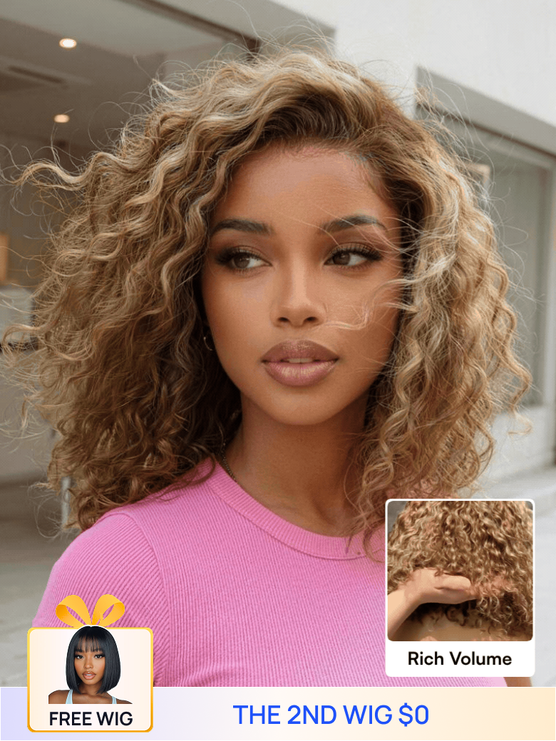 The 2nd Wig $0 | Nadula Honey Blonde Highlights Blow Out Wavy Wig On Sale