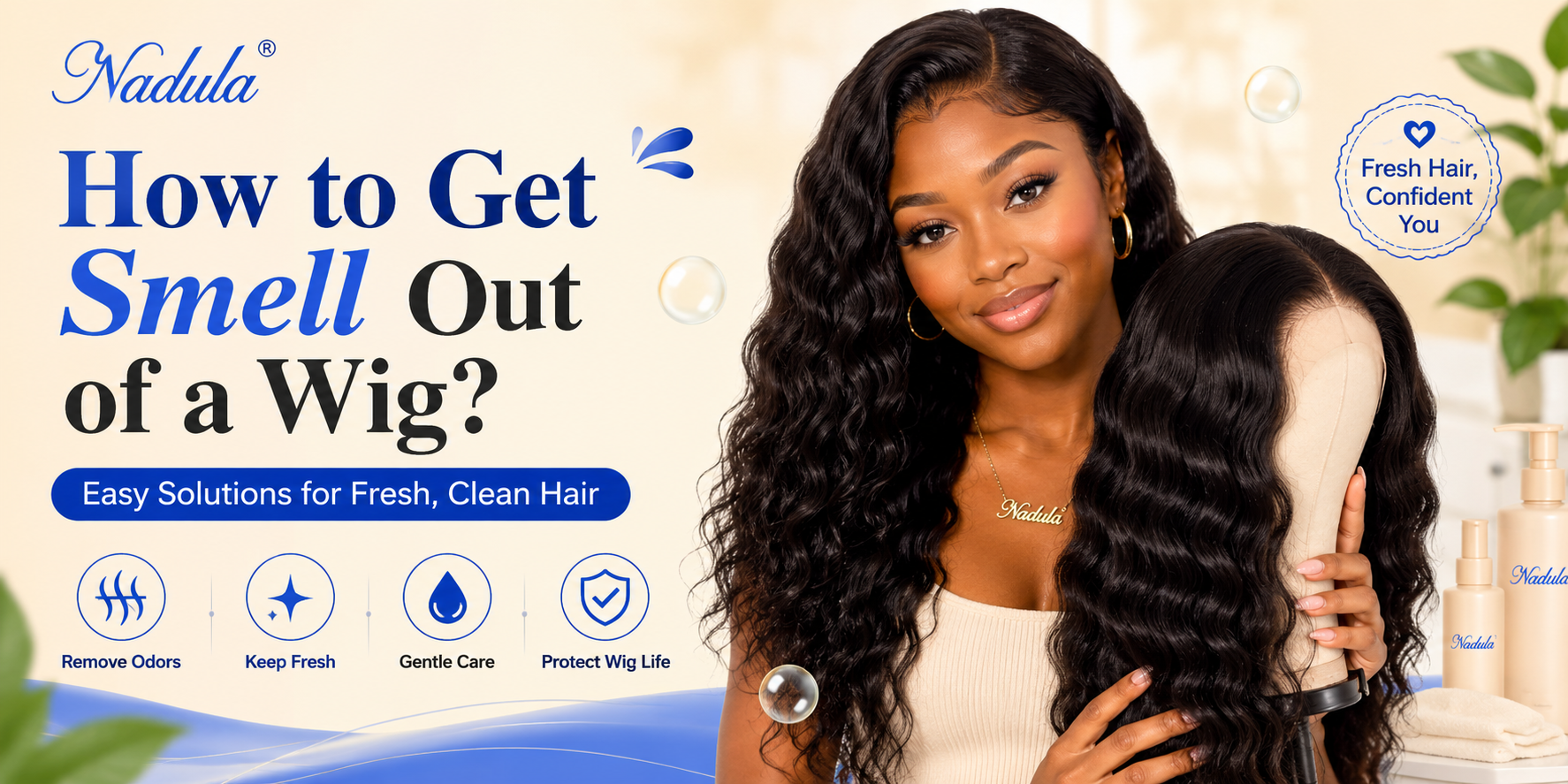how to get smell out of a wig
