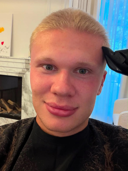 Erling Haaland haircut