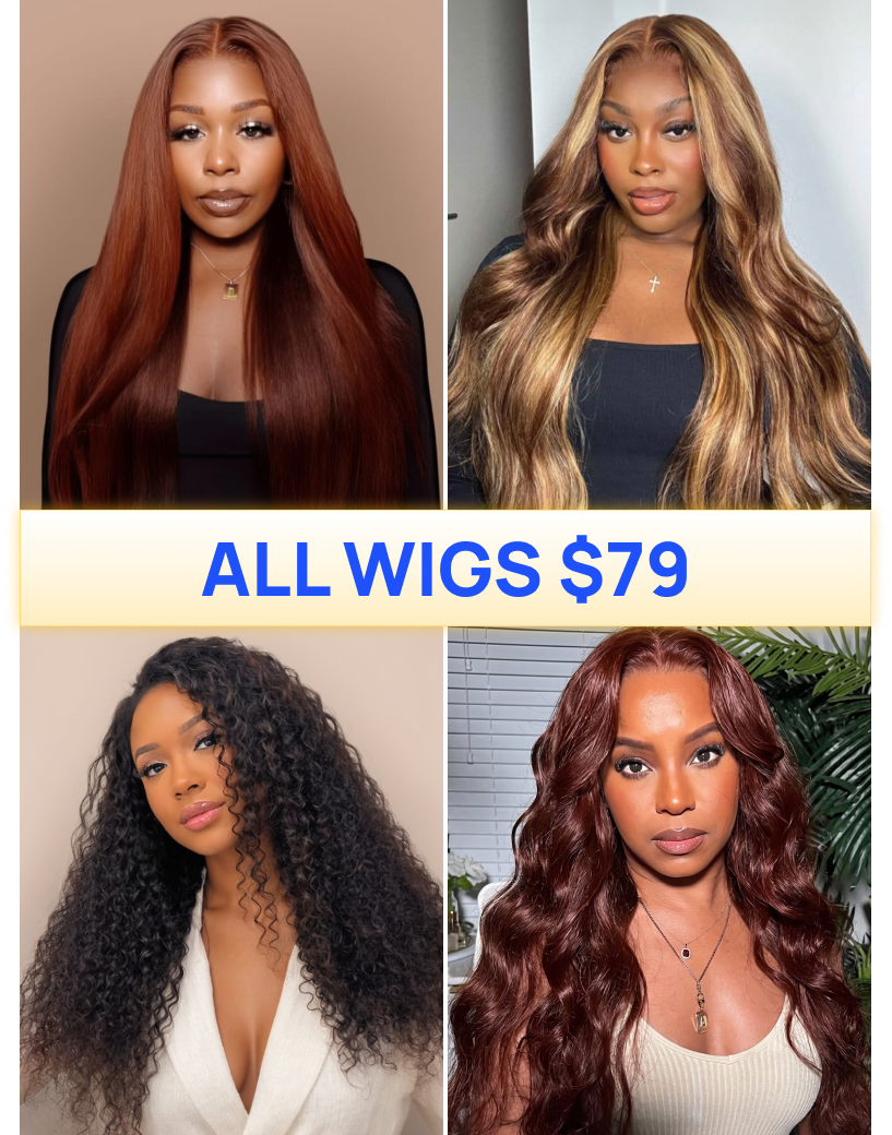 All Wigs $79 | Nadula Flash Sale Human Hair Wigs Put On And Go Wigs Limited Stock
