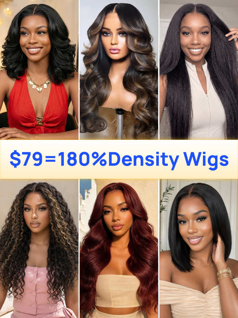 70% OFF | Nadula Flash Sale All Wigs $79 Glueless Human Hair Wigs Put On And Go Wig Limited Stock